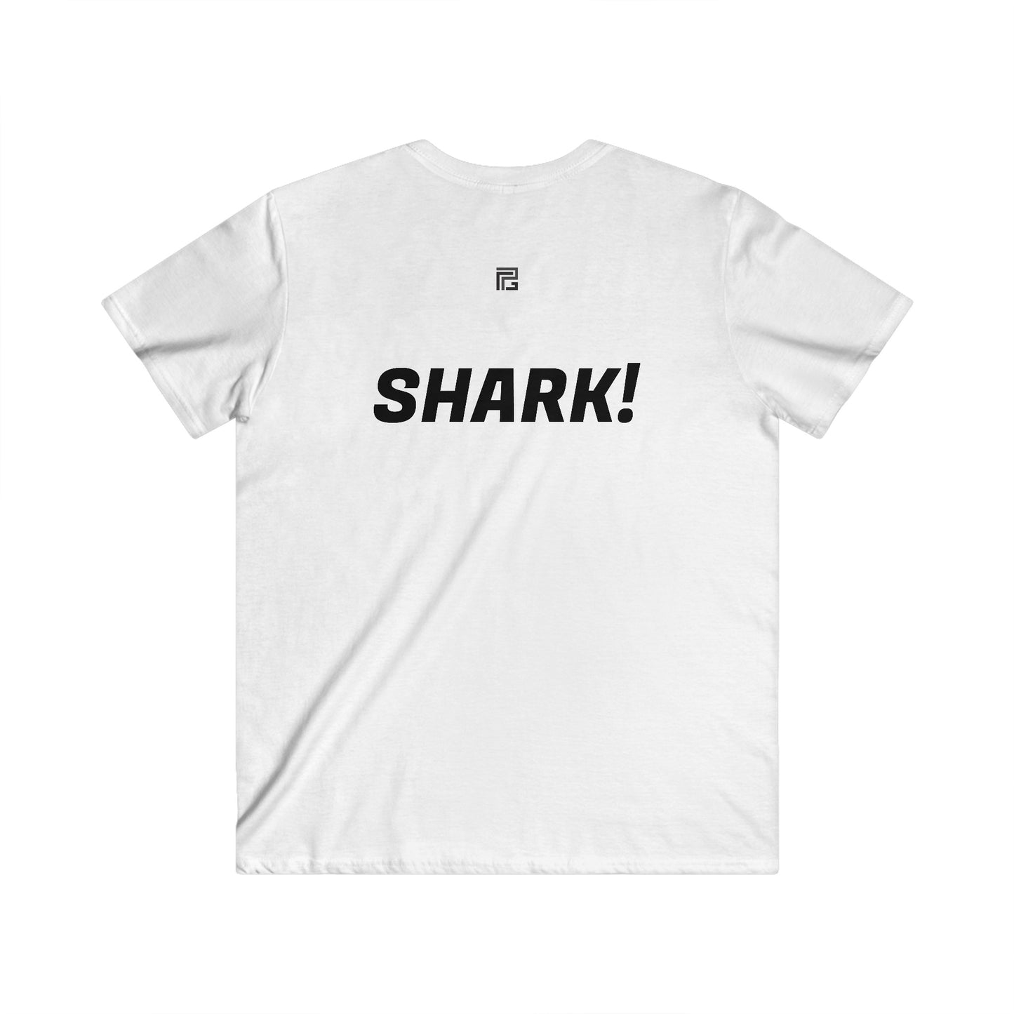 Shark! - Fitted V-Neck Tee