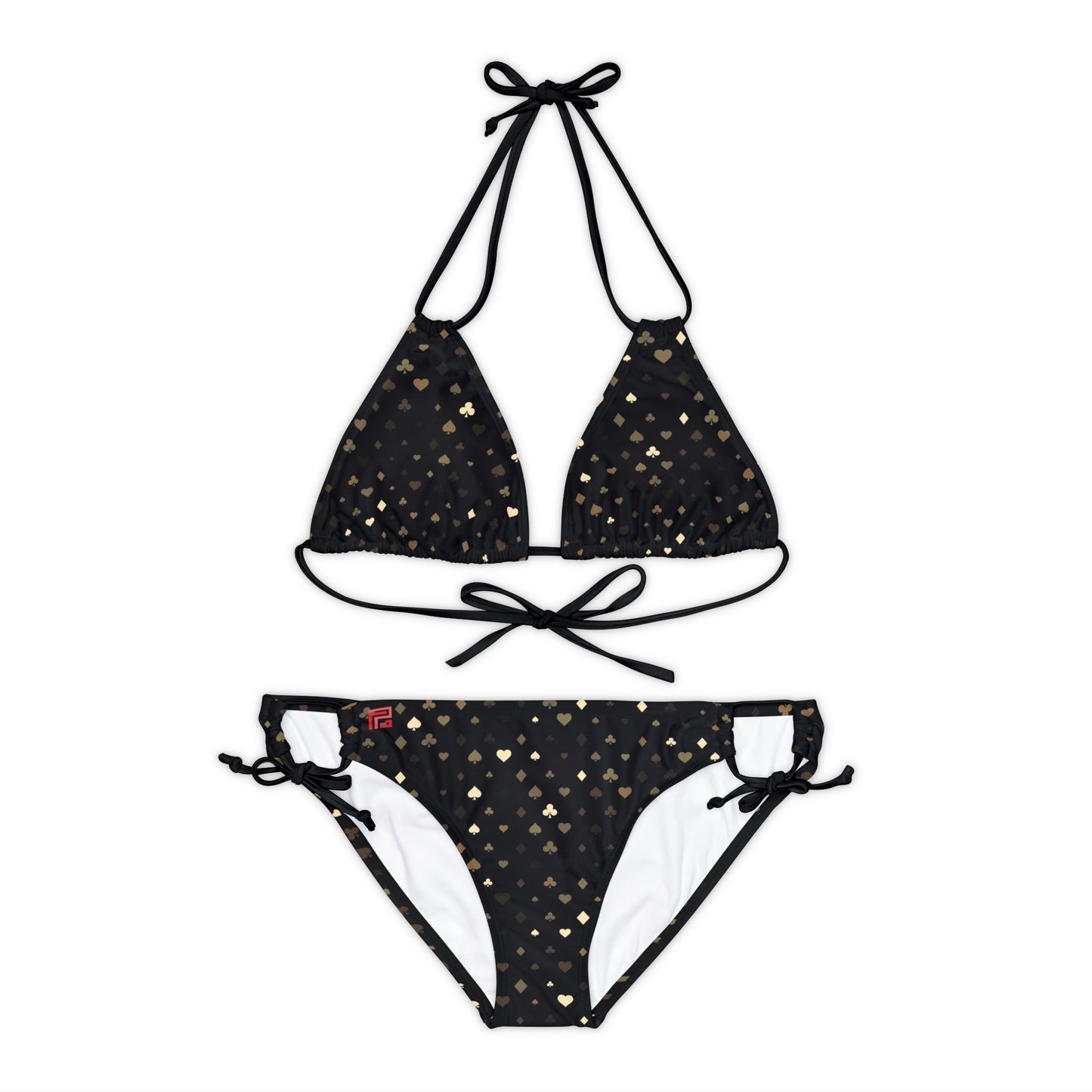 Strike Gold - Strappy Bikini Set (AOP)