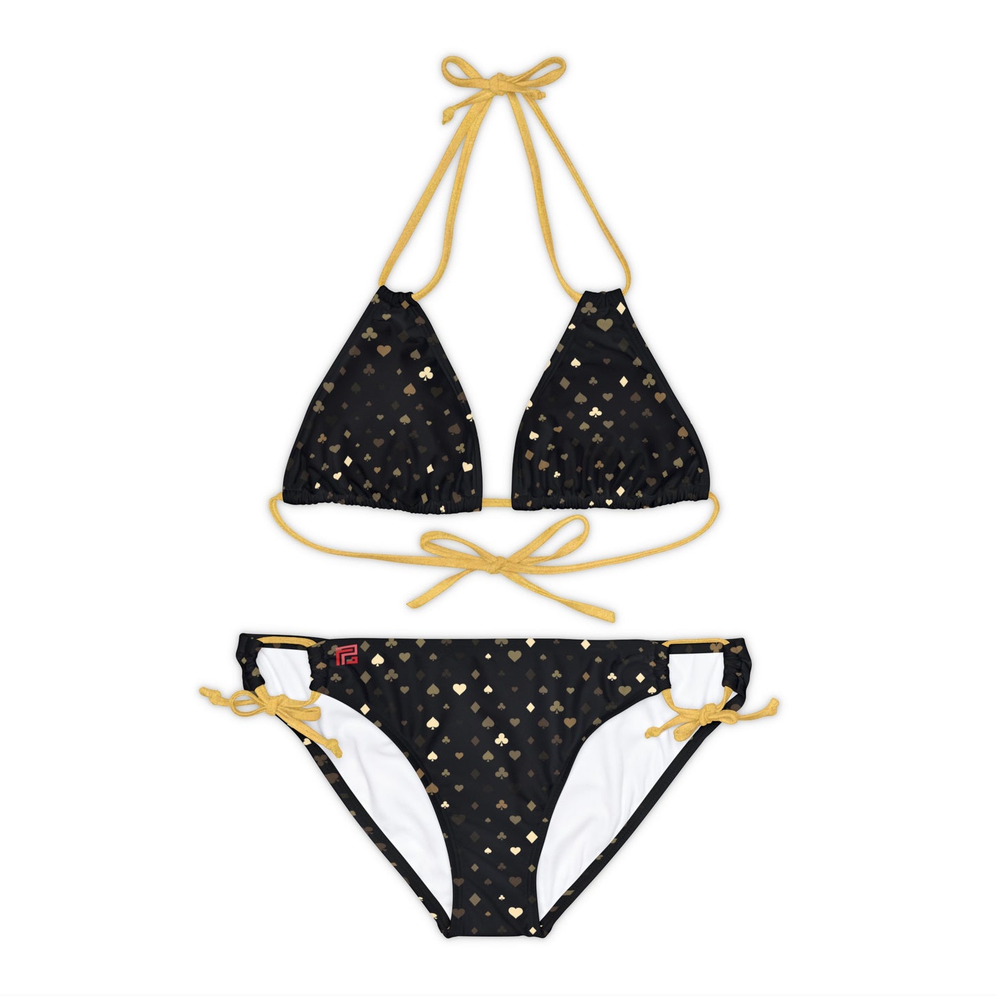 Strike Gold - Strappy Bikini Set (AOP)