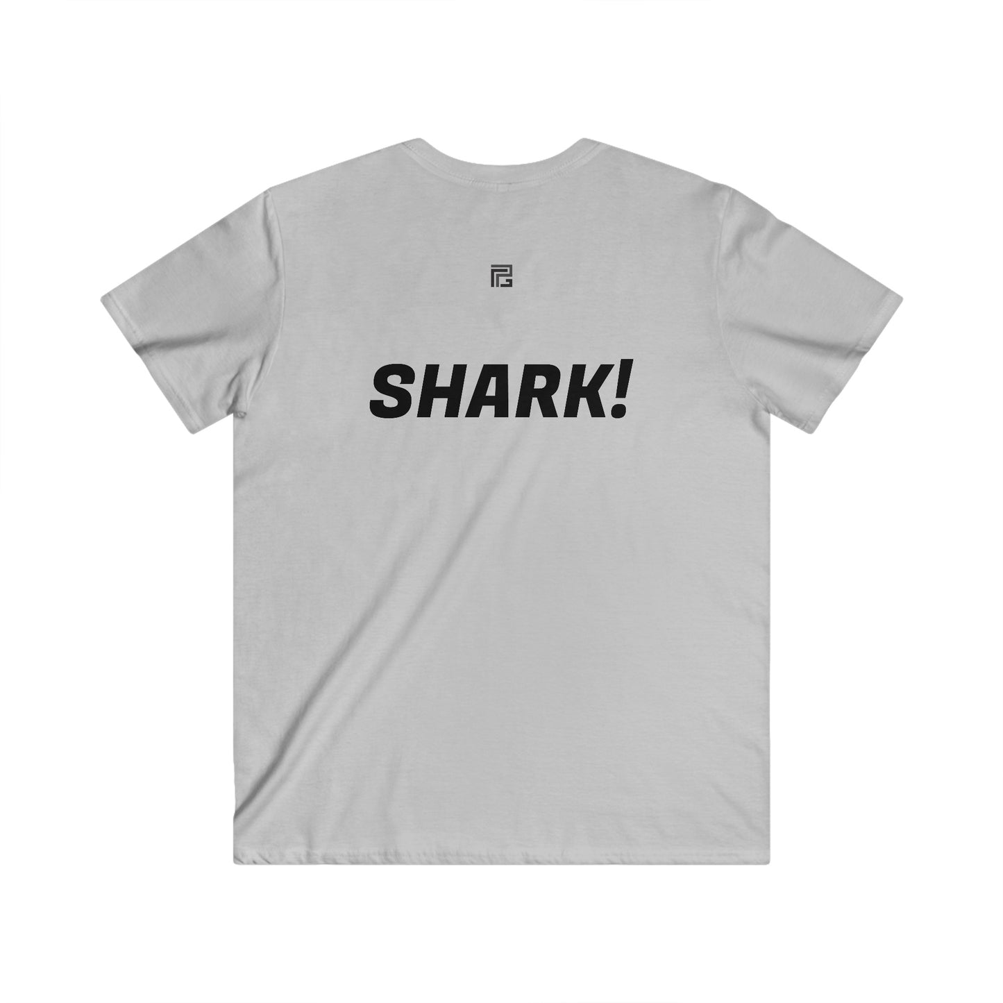 Shark! - Fitted V-Neck Tee