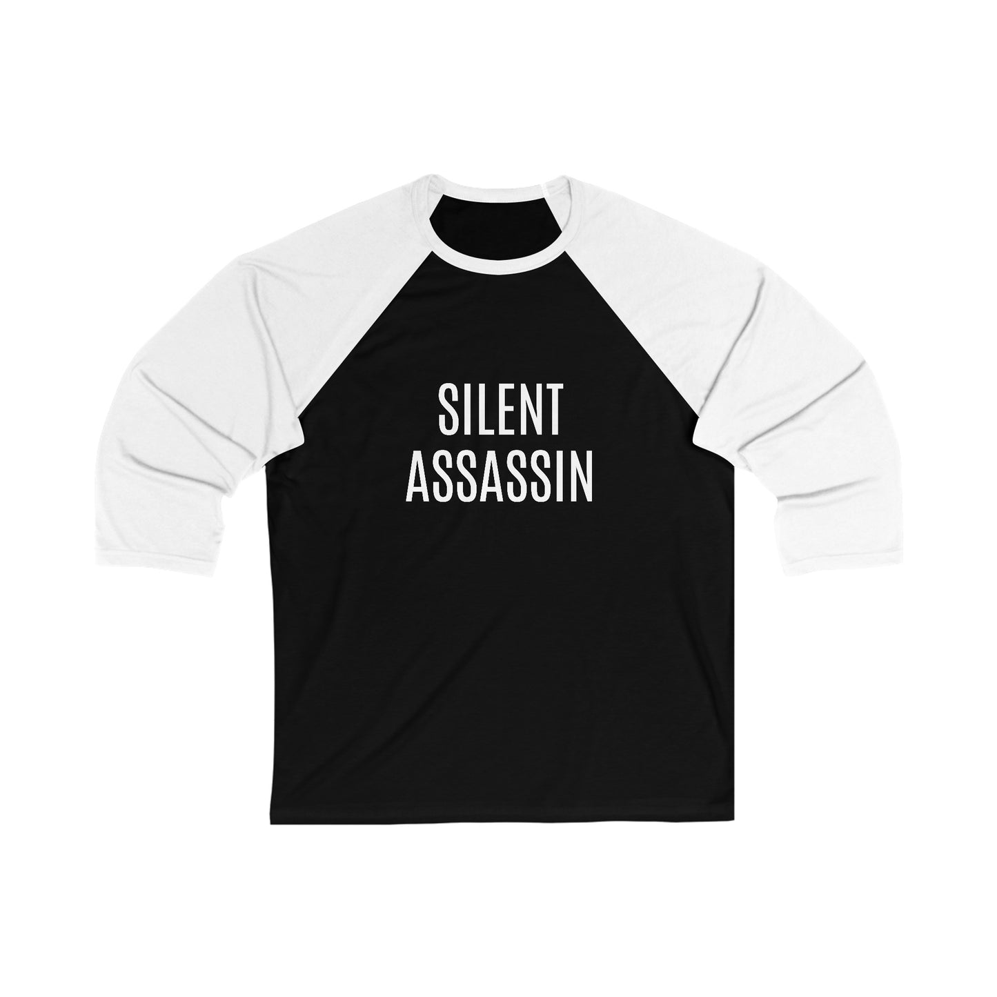 Silent Assassin - Unisex 3\4 Sleeve Baseball Tee