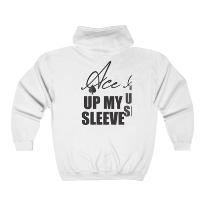 Ace Up My Sleeve Full Zip Hoodie