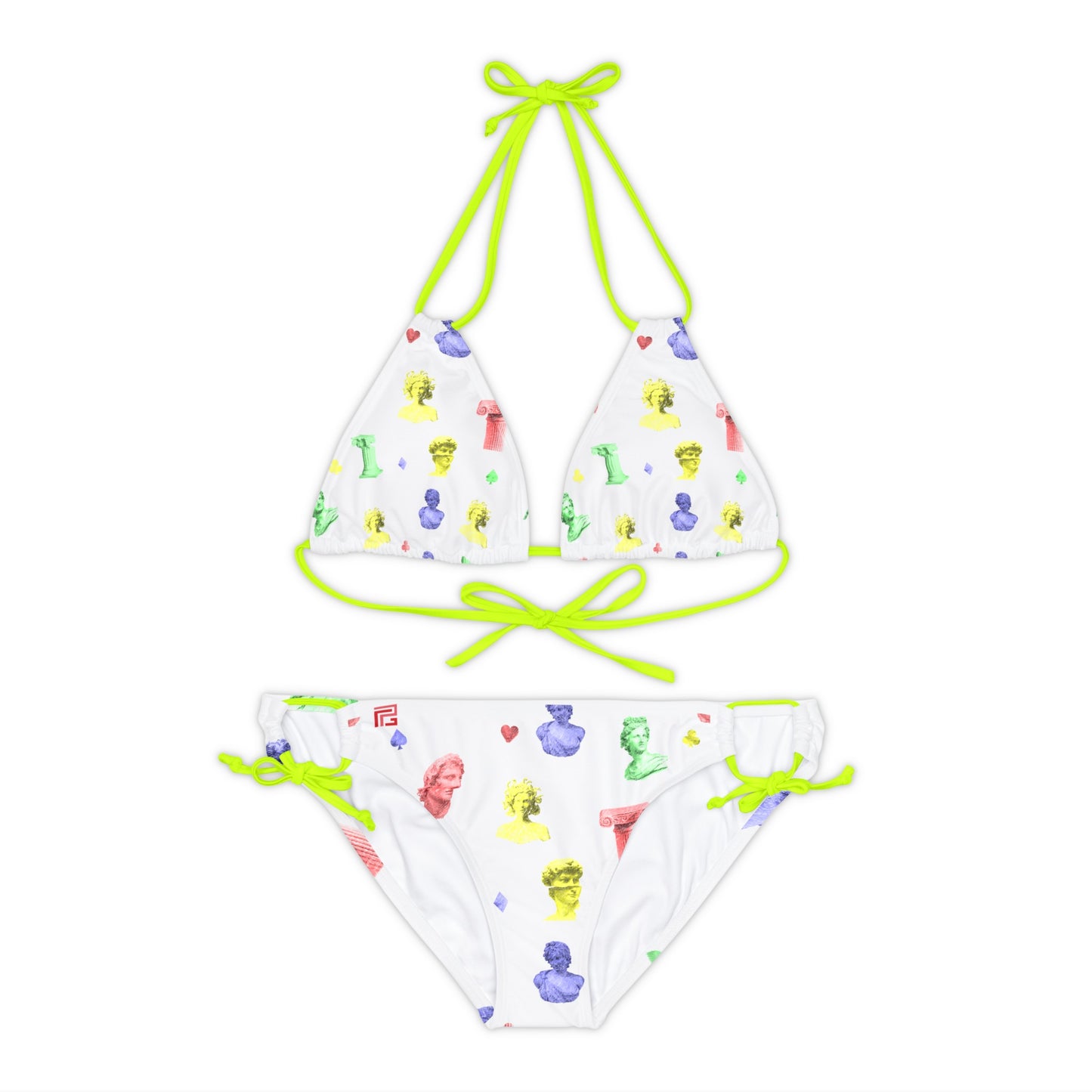 Poker Gods - Strappy Bikini Set (AOP)