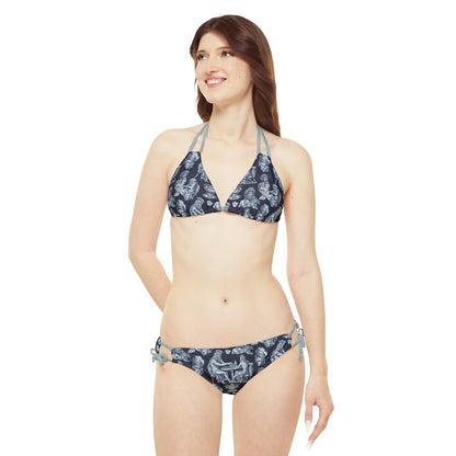 Poker Gods 2 - Strappy Bikini Set (AOP)