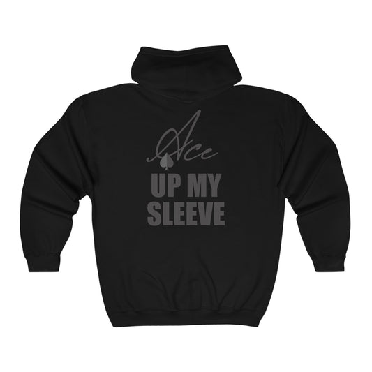 Ace Up My Sleeve Full Zip Hoodie
