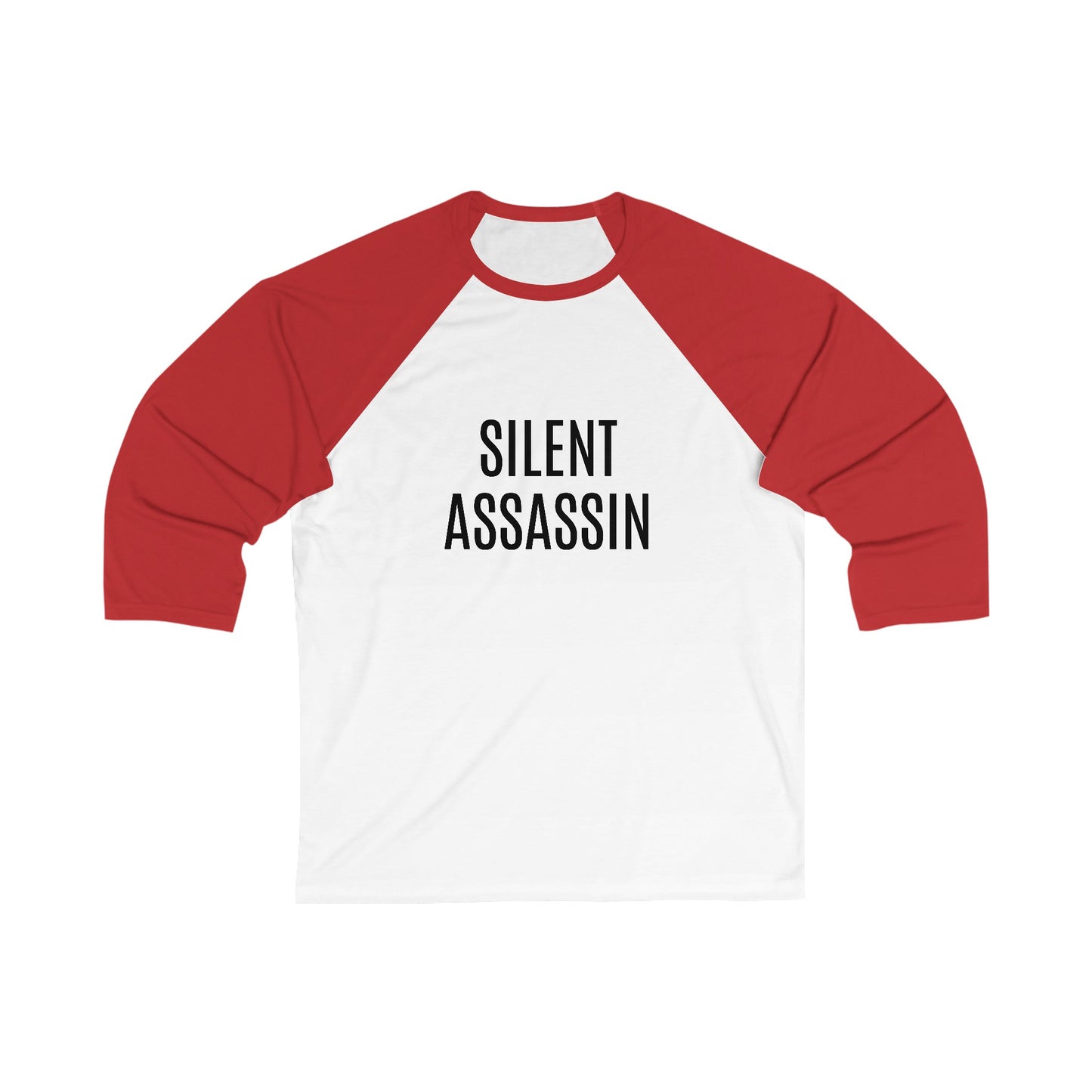 Silent Assassin - Unisex 3\4 Sleeve Baseball Tee