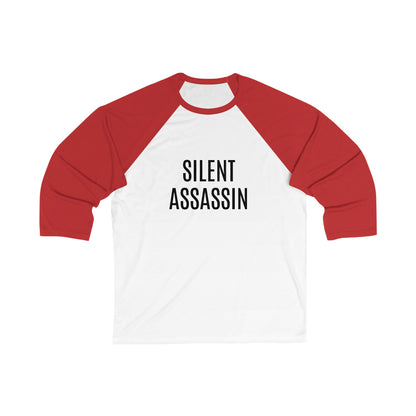 Silent Assassin - Unisex 3\4 Sleeve Baseball Tee