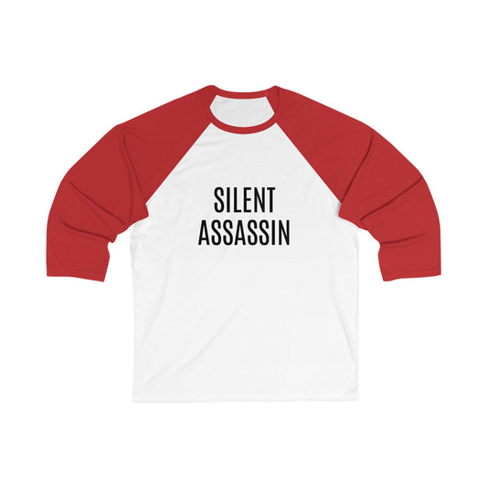 Silent Assassin - Unisex 3\4 Sleeve Baseball Tee