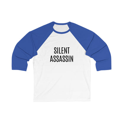 Silent Assassin - Unisex 3\4 Sleeve Baseball Tee