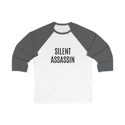 Silent Assassin - Unisex 3\4 Sleeve Baseball Tee
