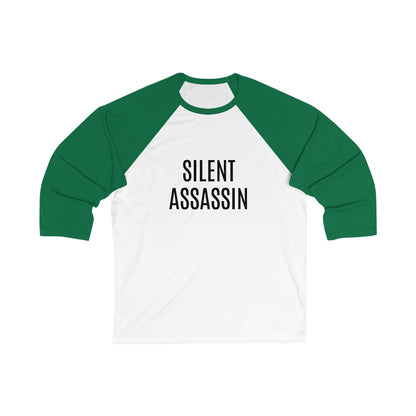 Silent Assassin - Unisex 3\4 Sleeve Baseball Tee