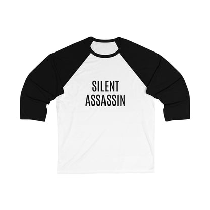 Silent Assassin - Unisex 3\4 Sleeve Baseball Tee