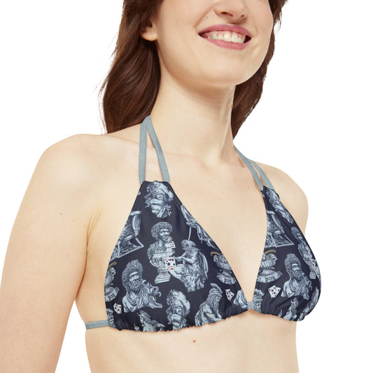 Poker Gods 2 - Strappy Bikini Set (AOP)