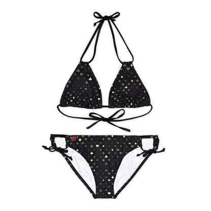 Strike Gold - Strappy Bikini Set (AOP)