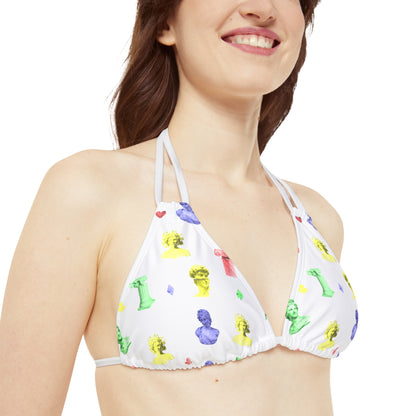 Poker Gods - Strappy Bikini Set (AOP)