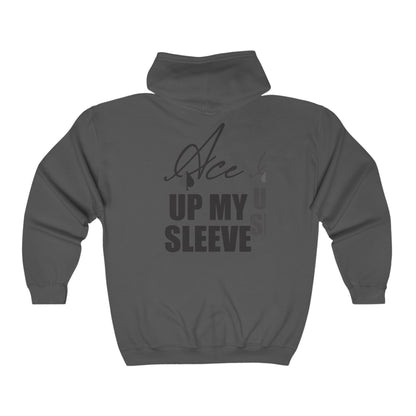 Ace Up My Sleeve Full Zip Hoodie