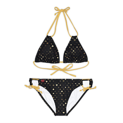 Strike Gold - Strappy Bikini Set (AOP)