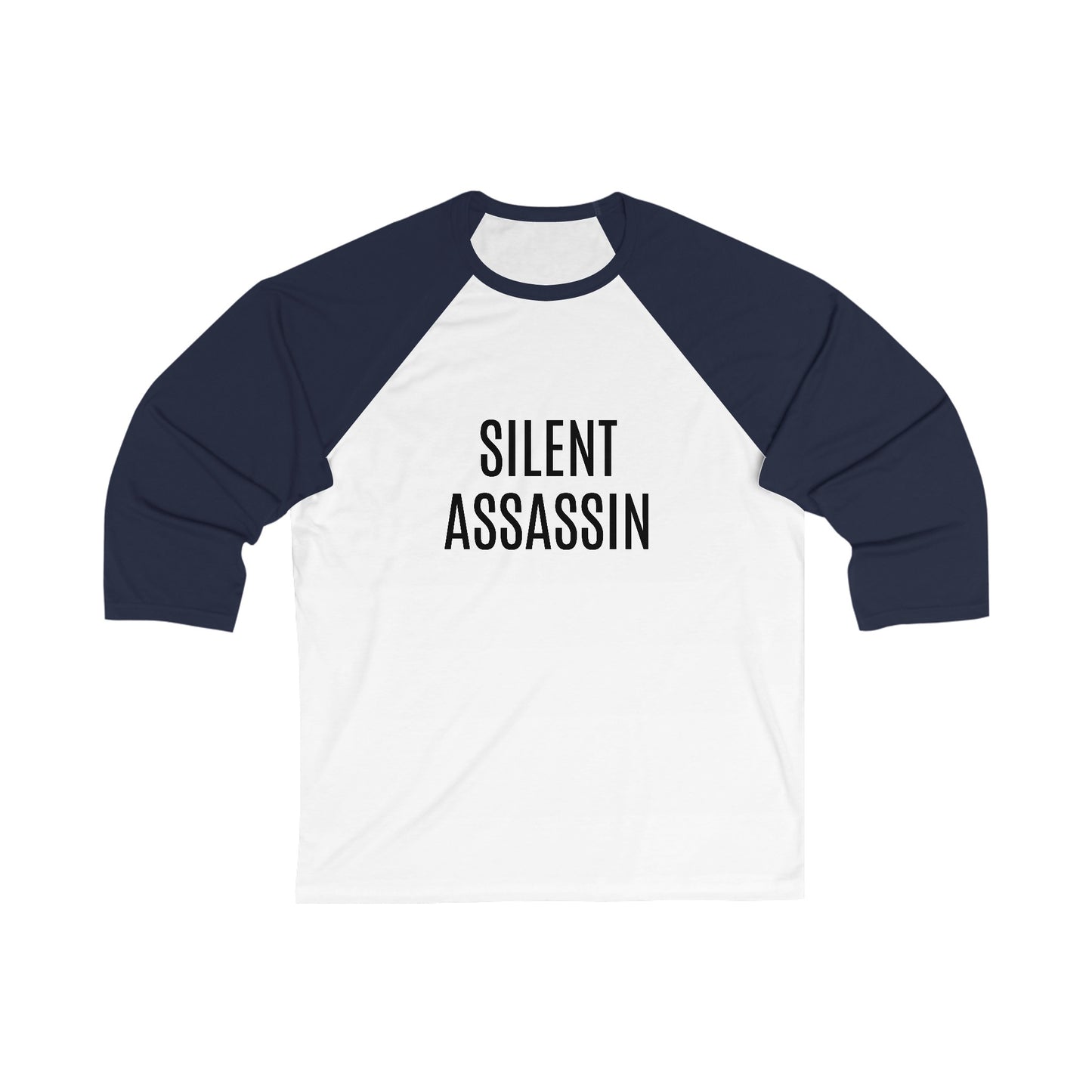Silent Assassin - Unisex 3\4 Sleeve Baseball Tee