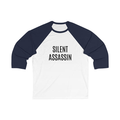 Silent Assassin - Unisex 3\4 Sleeve Baseball Tee