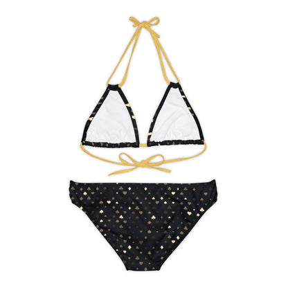 Strike Gold - Strappy Bikini Set (AOP)